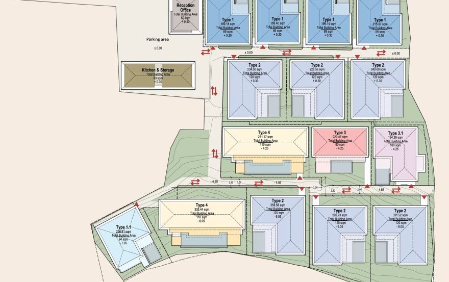 Site plan – Apura Villas