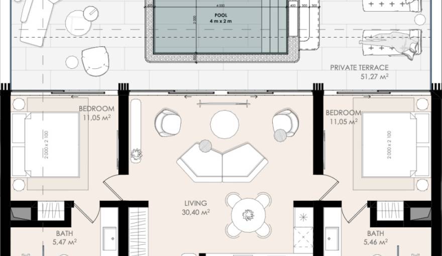 Plans Oceaniq Nusa Dua Apartments 2