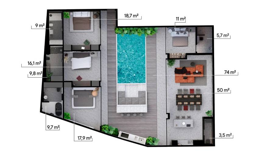 Plans Predmet KabaKaba village