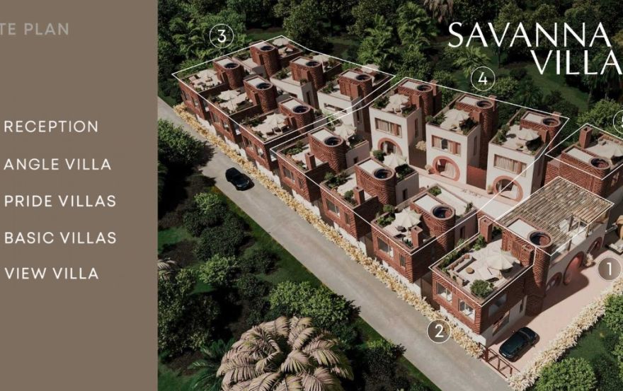 Site plan – Savanna Villas