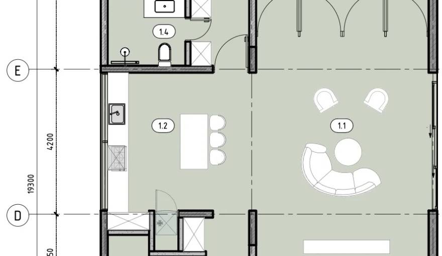 Plans Concrete Cube Villa