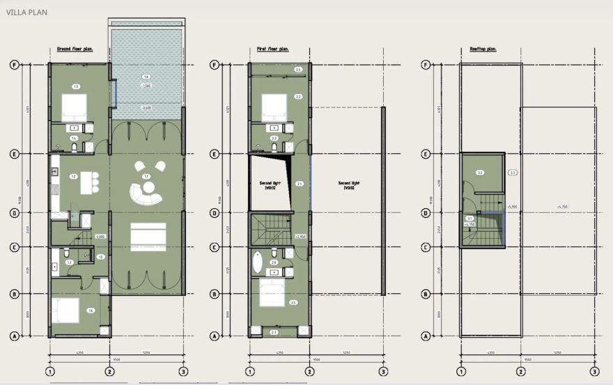 Site plan – Concrete Cube Villa