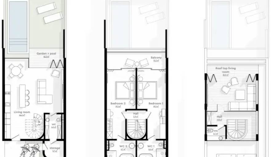Plans Hedonist Villas