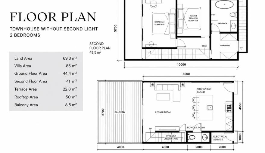 Plans Riverside Ubud