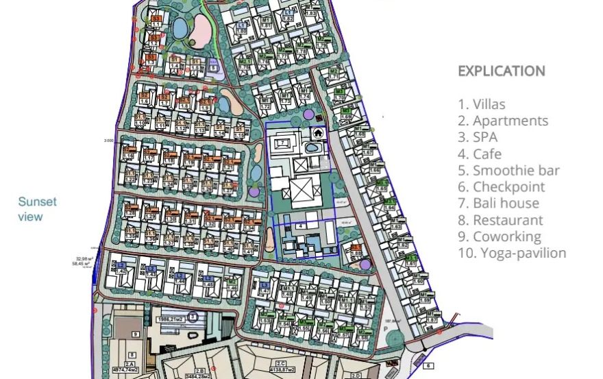 Site plan – Every Bali