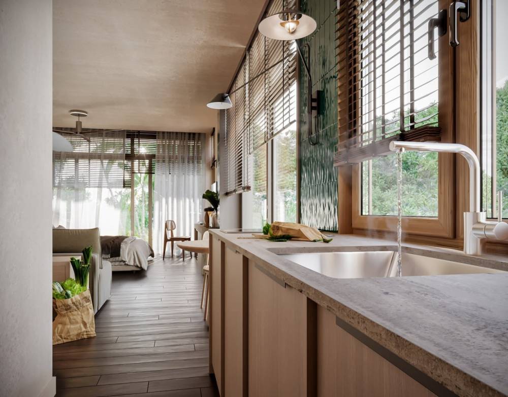 Interior design – Apart-hotel AVIATOR#