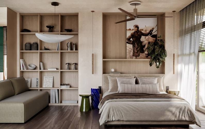 Interior design – Apart-hotel AVIATOR