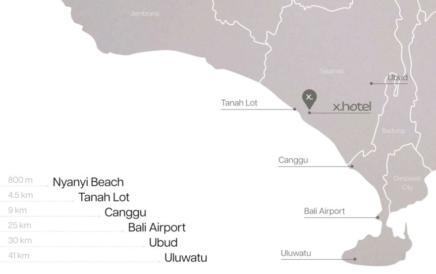 Site plan – X Hotel