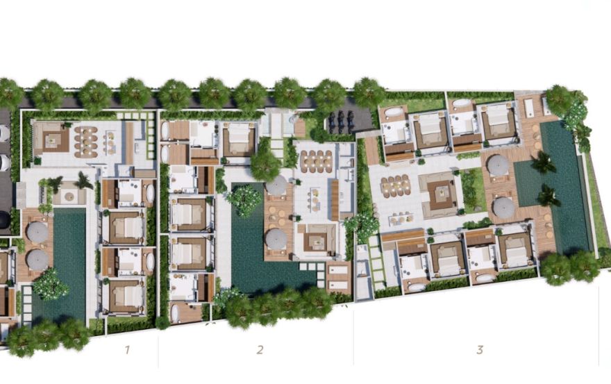 Site plan – Kanala Villas
