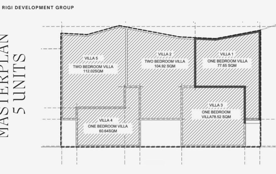 Site plan – Senja Villas II