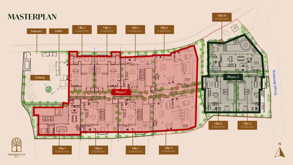 General plan – The Sanctuary Ubud#