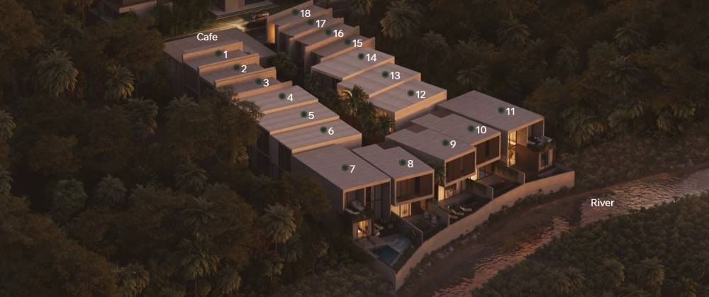 General plan – Prive Pererenan#