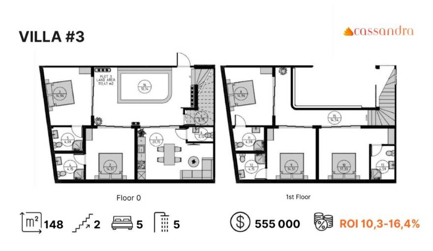Plans Cassandra Villas