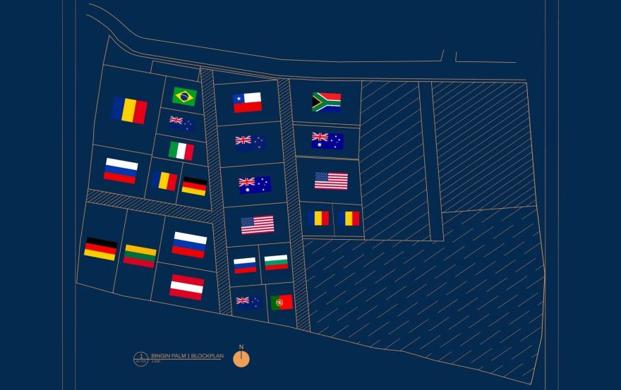 Site plan – Bingin Palm Residence