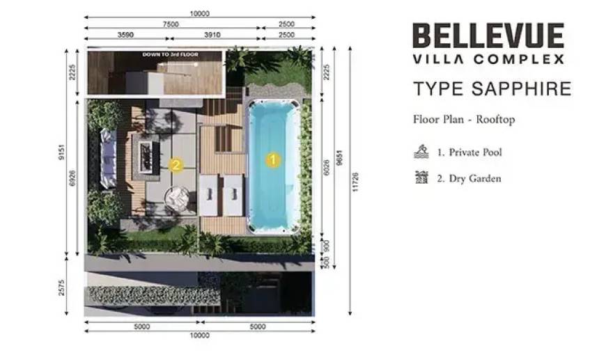 Plans Bellevue Villa Complex