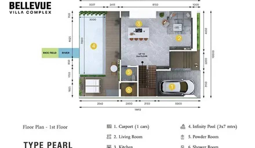 Plans Bellevue Villa Complex