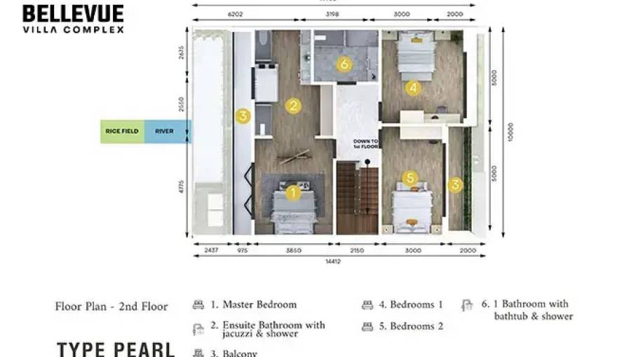 Plans Bellevue Villa Complex