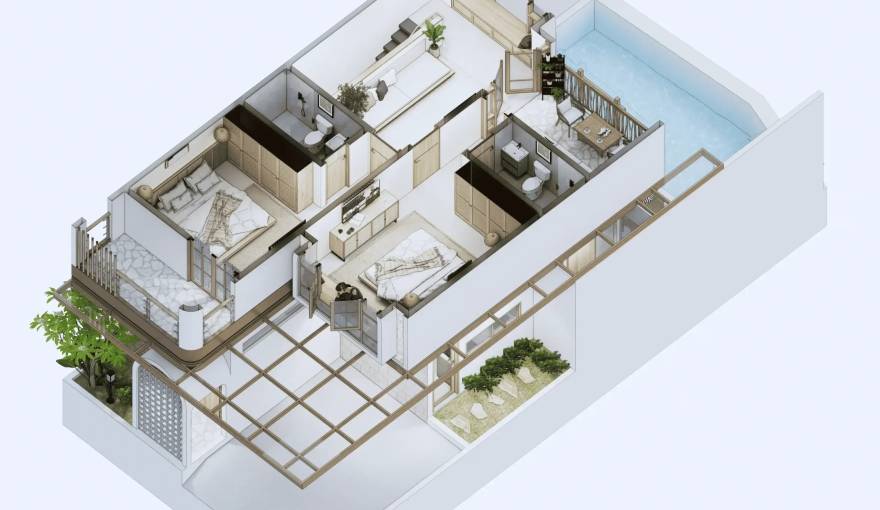 Plans Bellevue Villa Complex