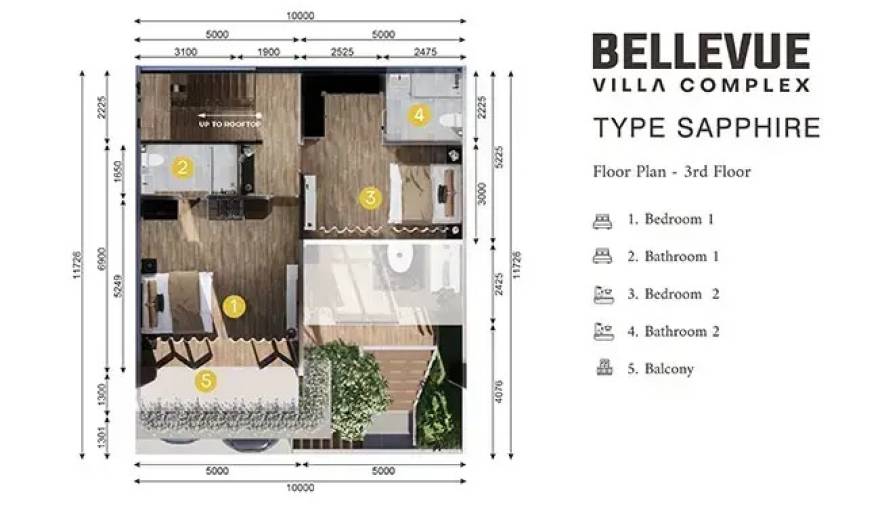 Plans Bellevue Villa Complex