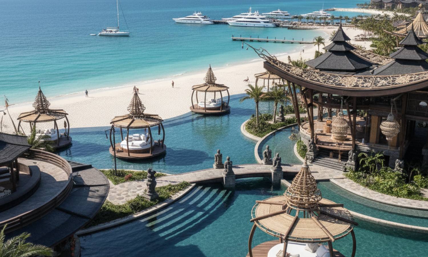 Balinese Art in Luxury Hotels Bali