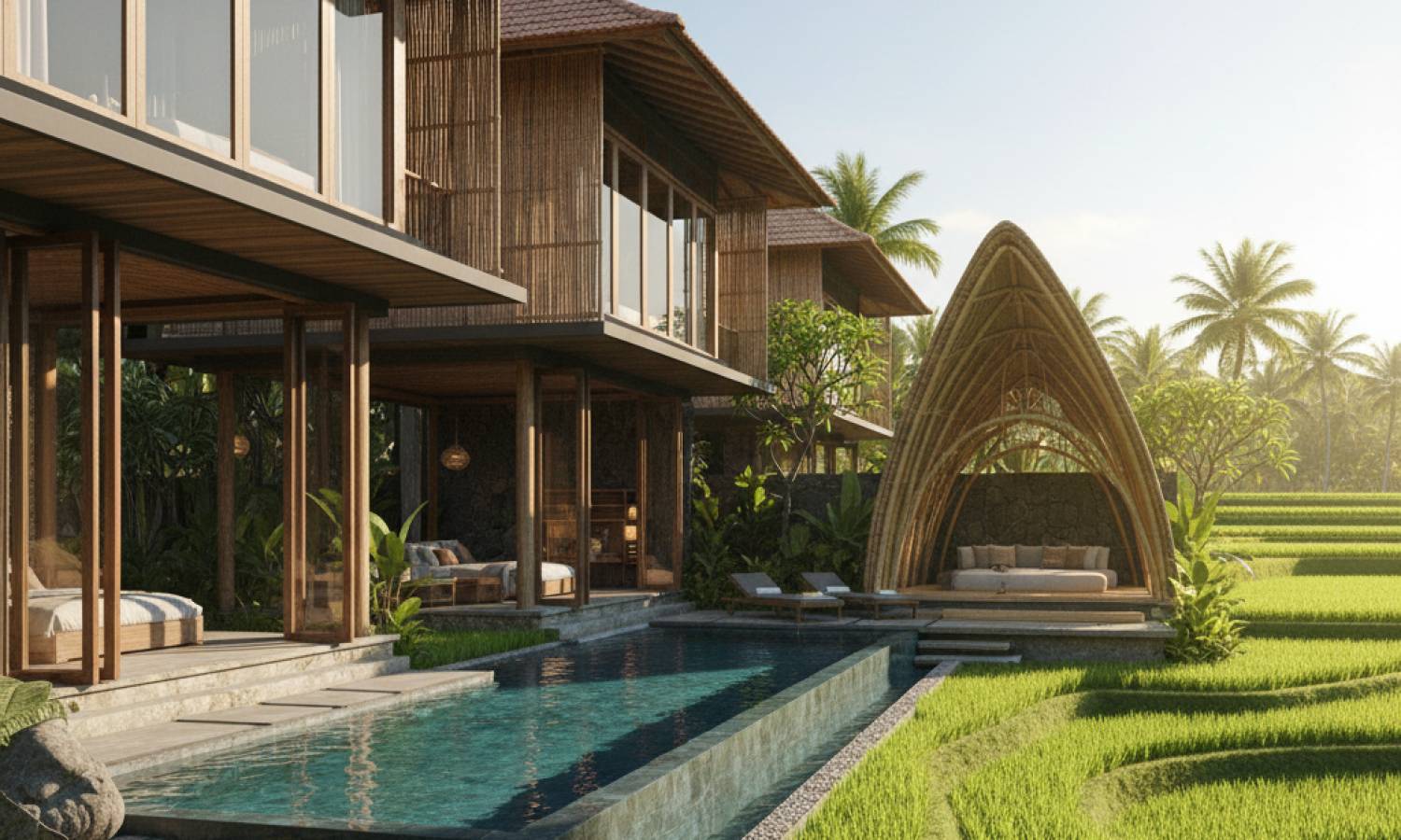 GDAS Bali Wellness Villa Pool Ubud