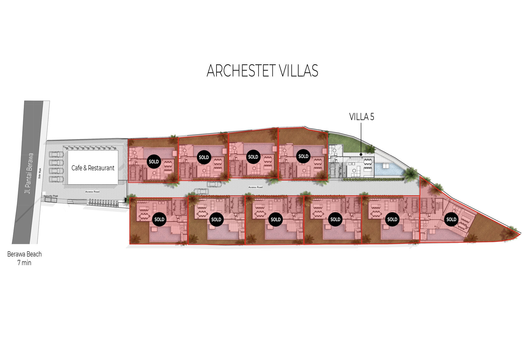 General plan – Archestet Villas