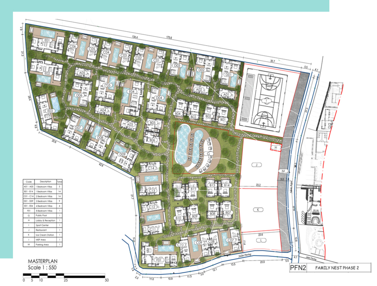 General plan – Family Nest Phase 2